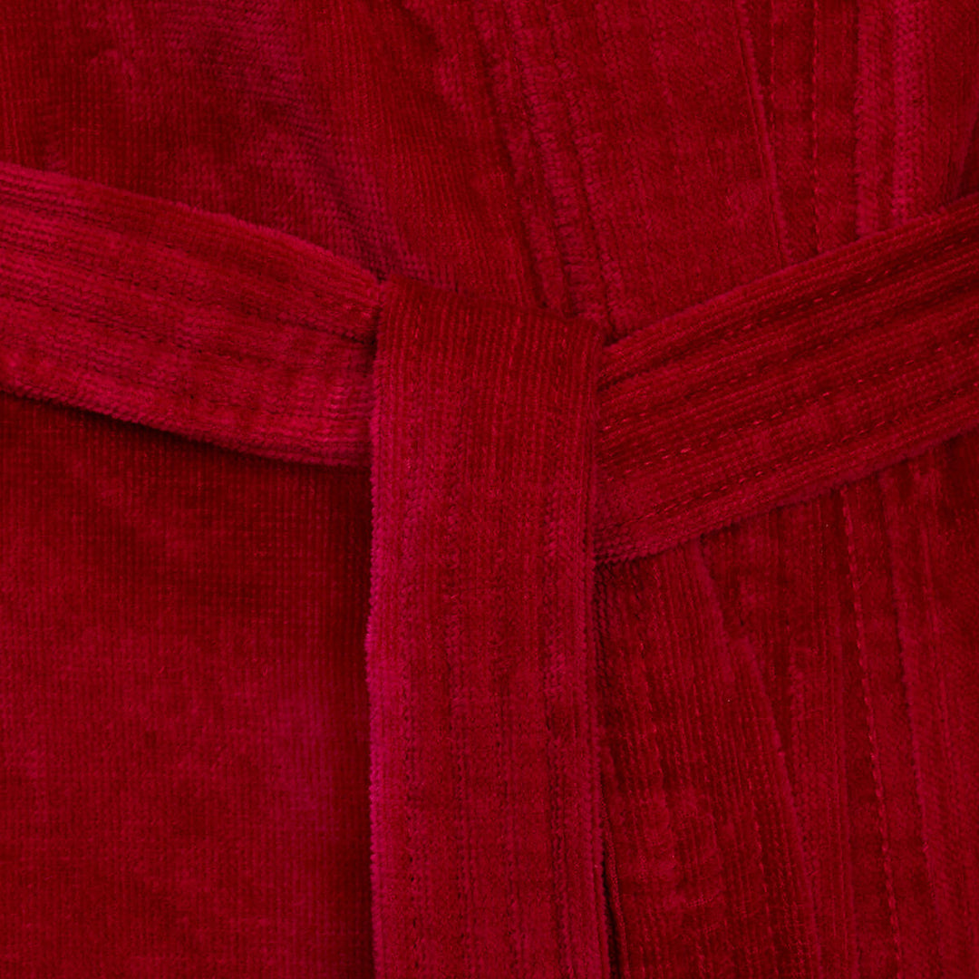 Vossen 1618964248 Dallas Rubin Red Bath Robe Dressing Gown - Baks Menswear Bournemouth