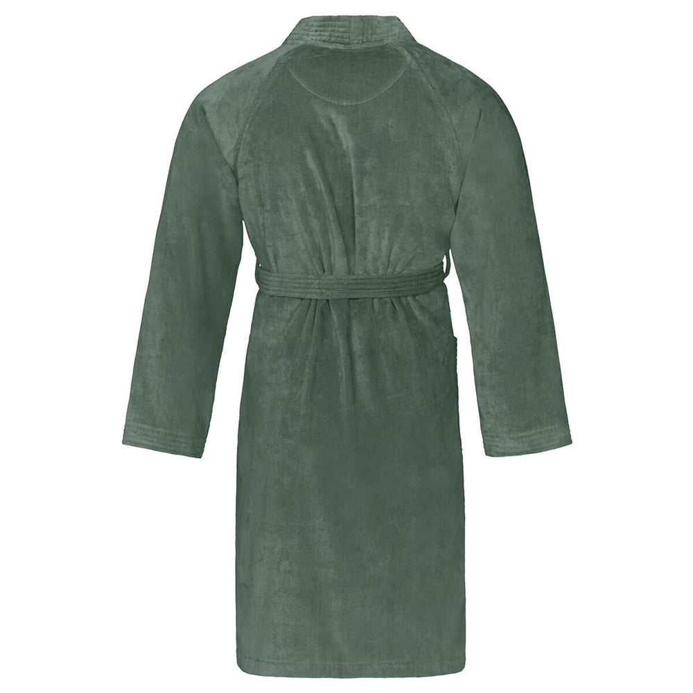 Vossen 1625304248 Dallas Fjord Green Bath Robe Dressing Gown - Baks Menswear Bournemouth
