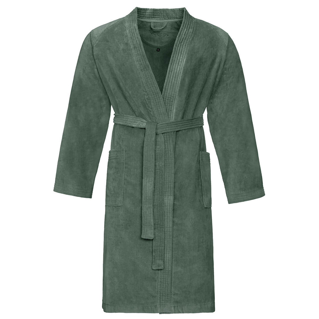 Vossen 1625304248 Dallas Fjord Green Bath Robe Dressing Gown - Baks Menswear Bournemouth