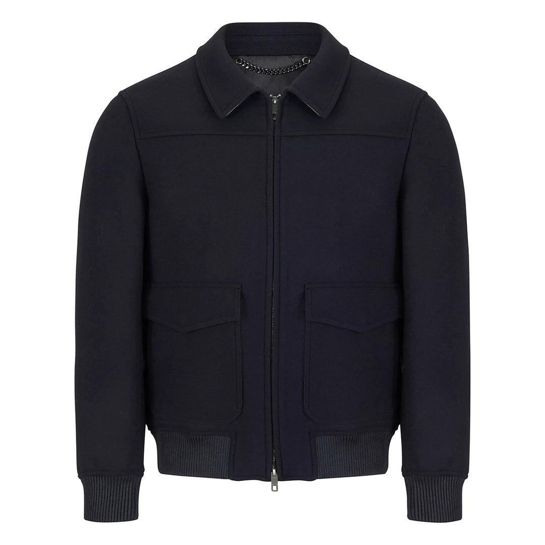Douglas Crosby Navy Tailored Jacket Coat