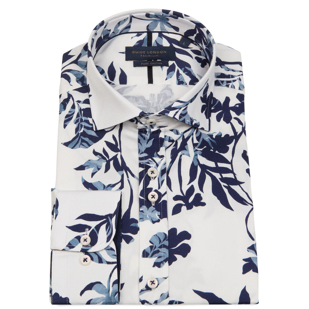 Guide London Men's Designer Print Shirts  | Baks Menswear Bournemouth