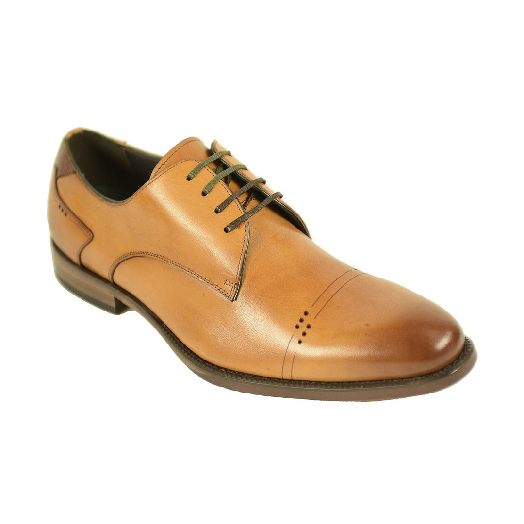 Azor ZM3789 Salermo Tan Shoes - Baks Menswear Bournemouth