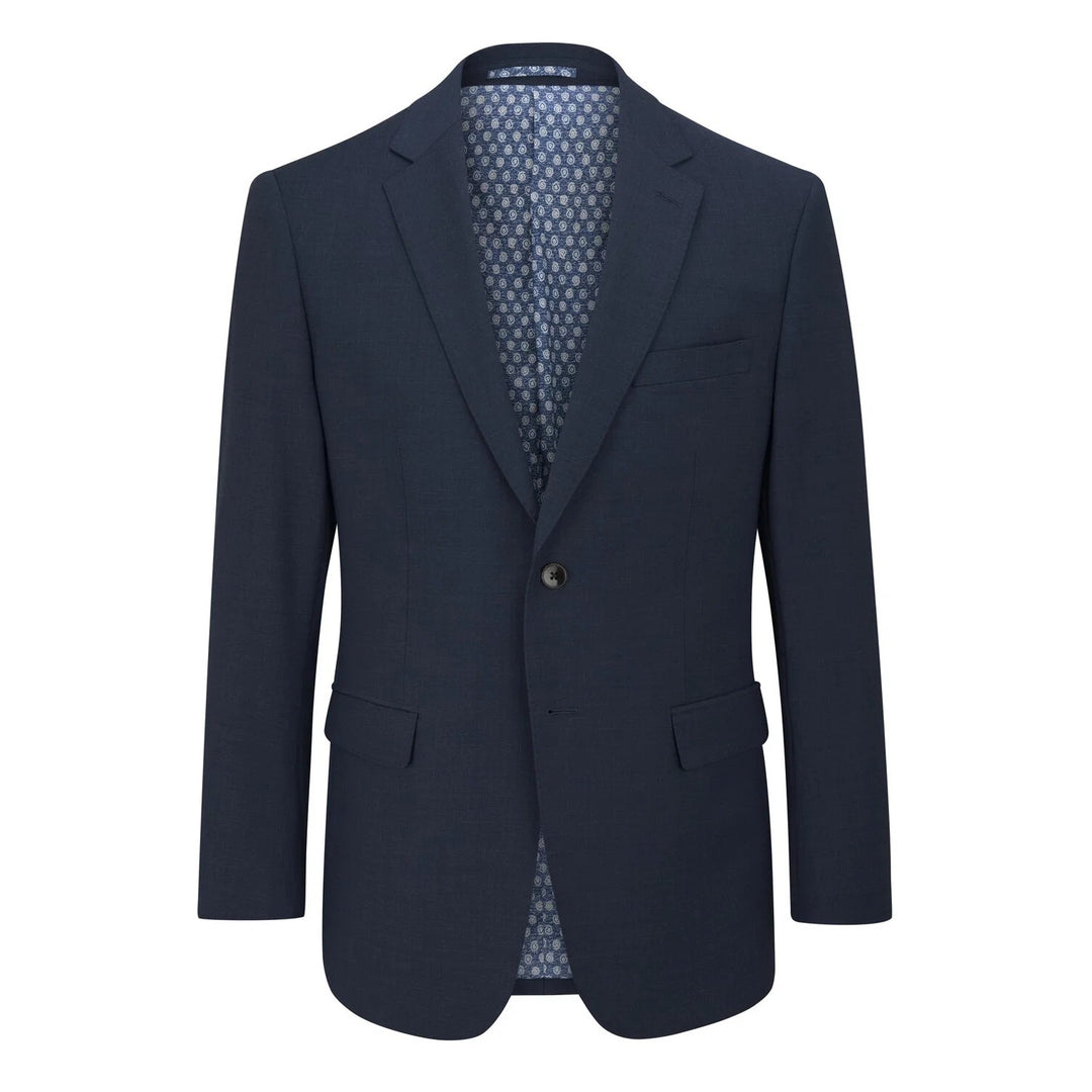 Baks Rozario Navy Wool Blend Suit Jacket 99MM30262, flat front view