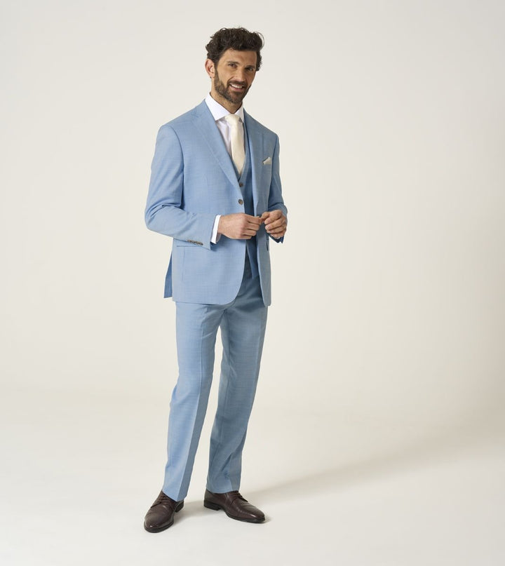 Baks 99 MM70209 Lucien Sky Blue Suit Trousers