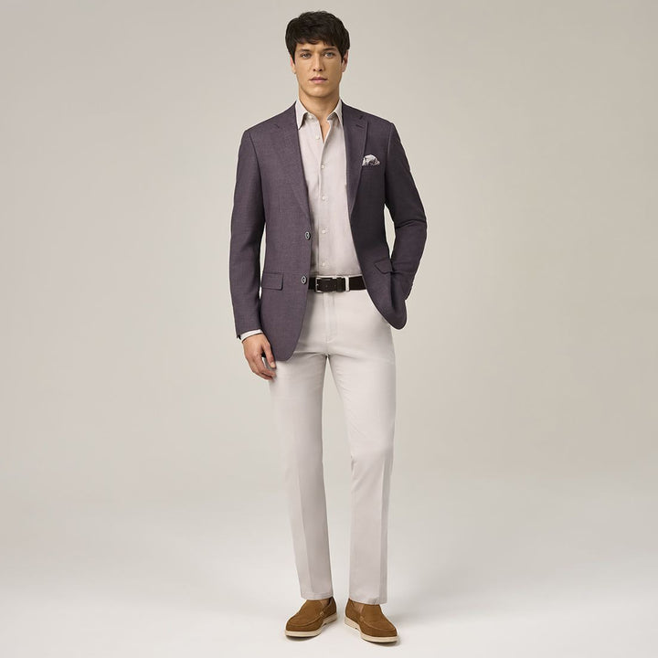 Baks 99MM4088 Jamie Grape Single Breasted Tailored Jacket
