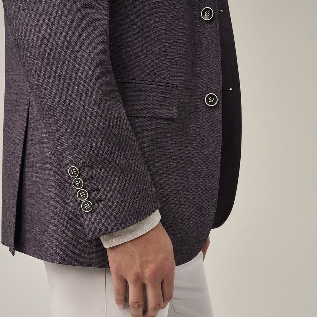 Baks 99MM4088 Jamie Grape Single Breasted Tailored Jacket