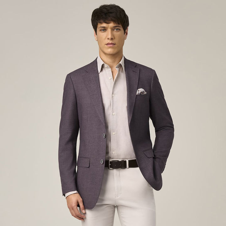 Baks 99MM4088 Jamie Grape Single Breasted Tailored Jacket