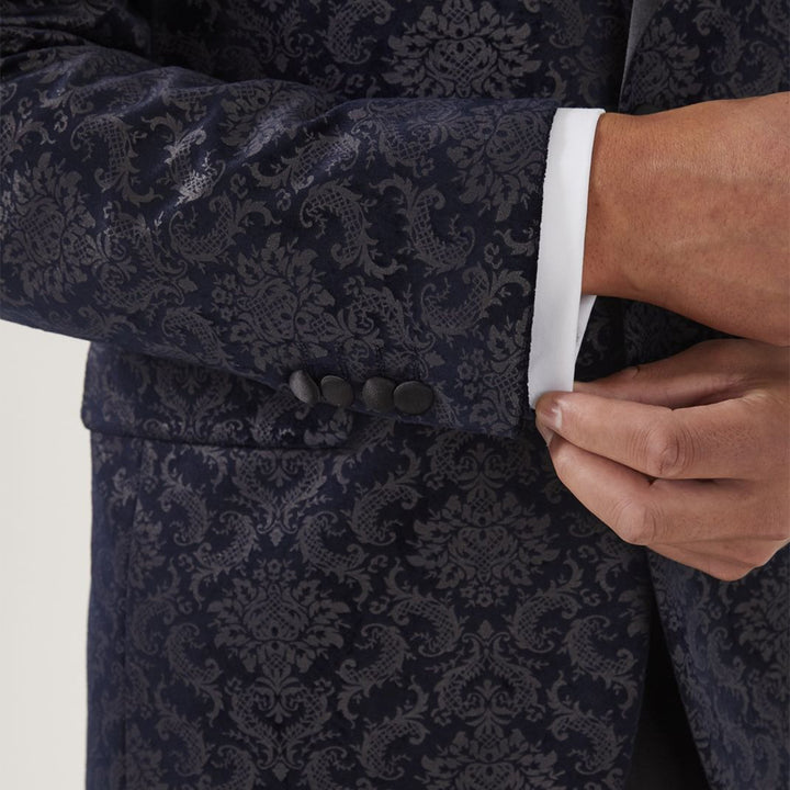 Baks 99MM4552 Tiesto Navy Velvet Dinner Jacket