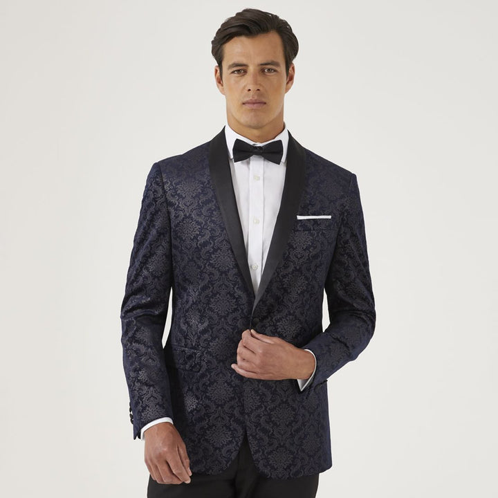 Baks 99MM4552 Tiesto Navy Velvet Dinner Jacket