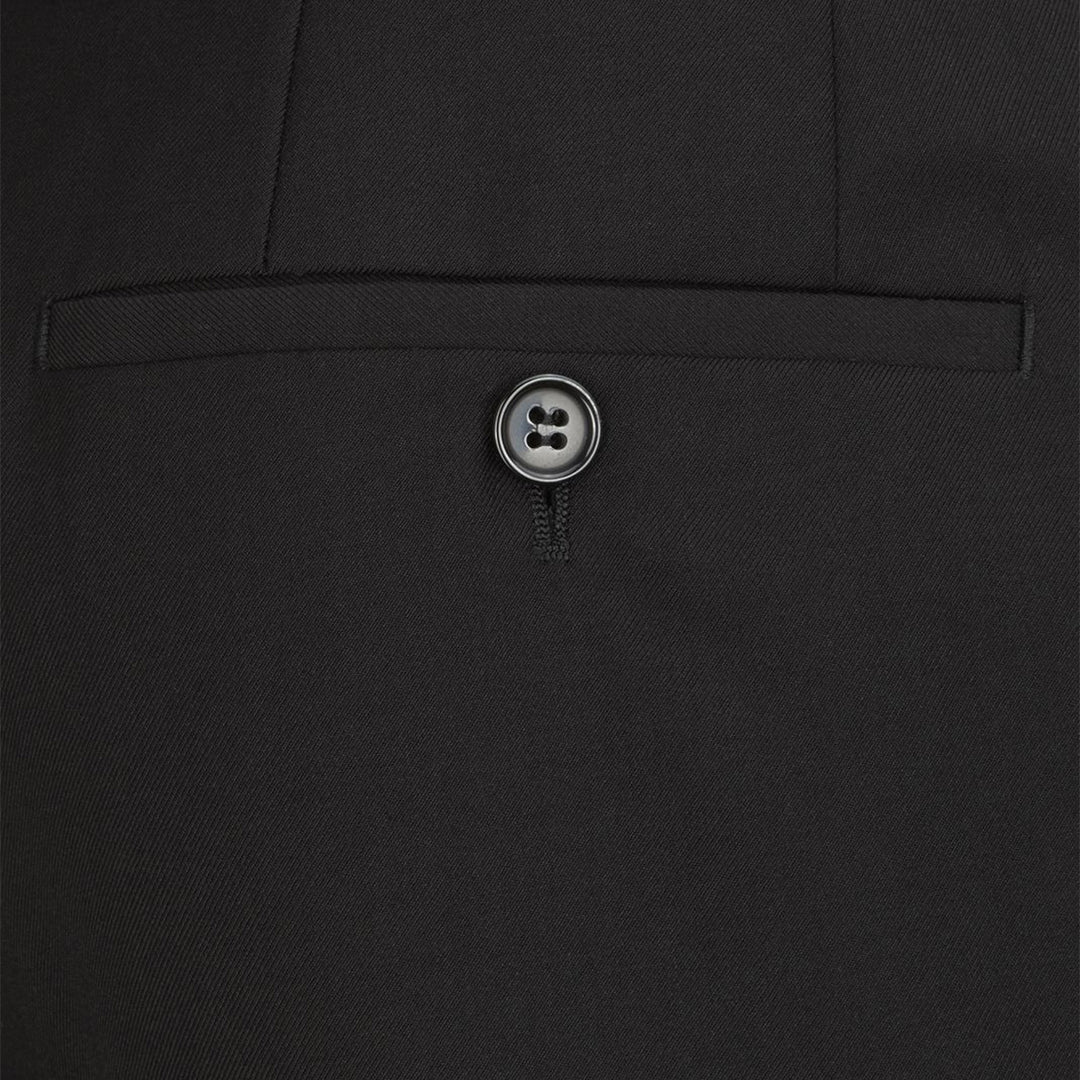 Baks 99MM7311 Sinatra Black Satin Stripe Tappered Dinner Trousers