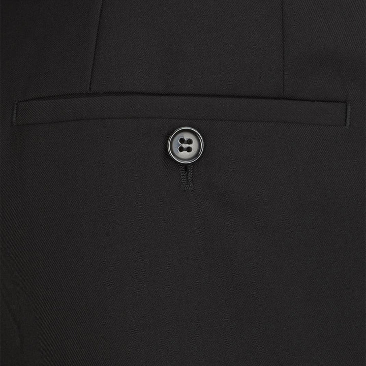Baks 99MM7311 Sinatra Black Satin Stripe Tappered Dinner Trousers