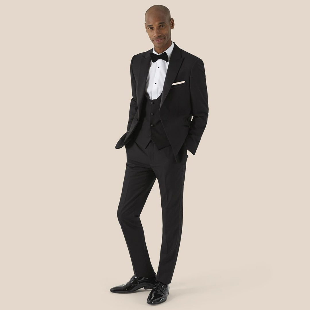 Baks 99MM7312 Sinatra Black Tailored Dinner Trousers