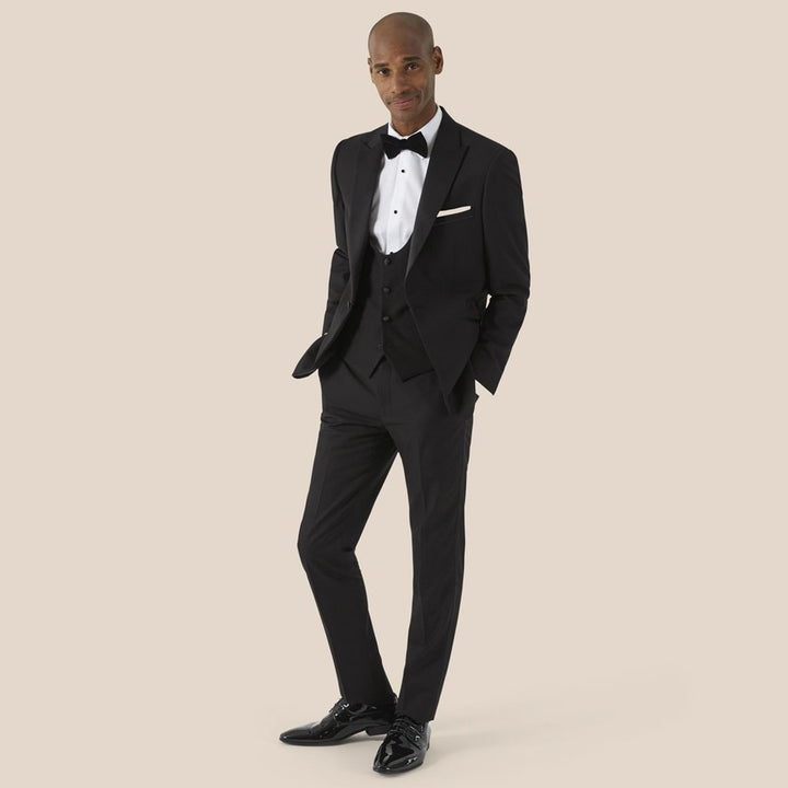 Baks 99MM7312 Sinatra Black Tailored Dinner Trousers