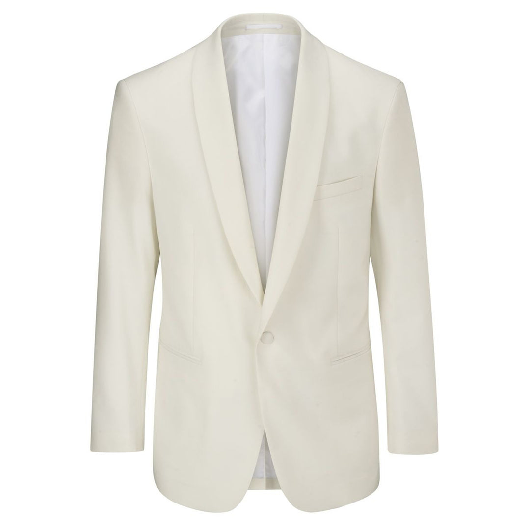 White blazer on a white background
