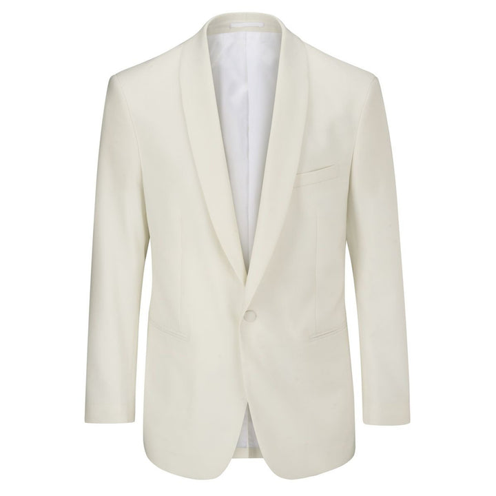 White blazer on a white background