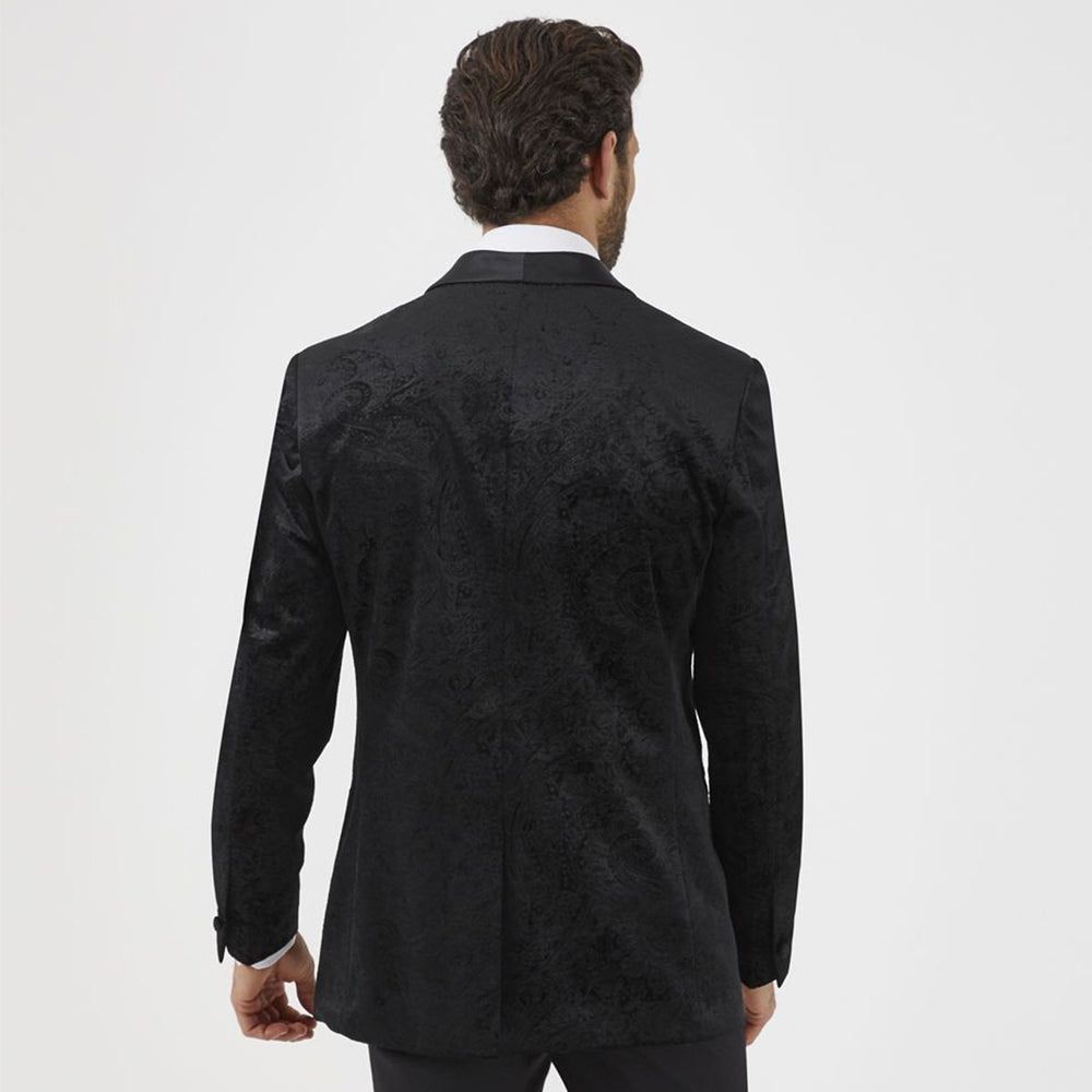 Baks Black Paisley Dinner Jacket 99MM4610, alternative view 1