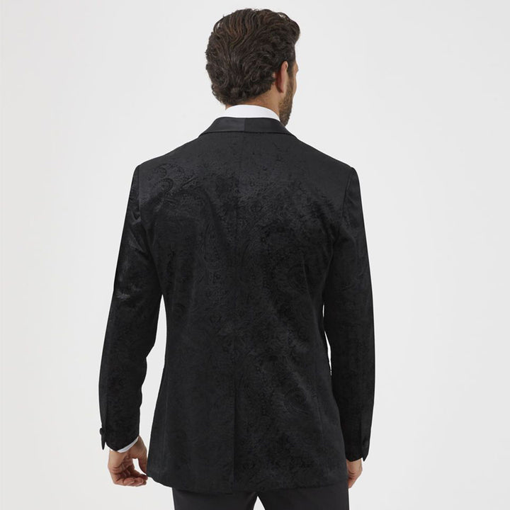 Baks Black Paisley Dinner Jacket 99MM4610, alternative view 1