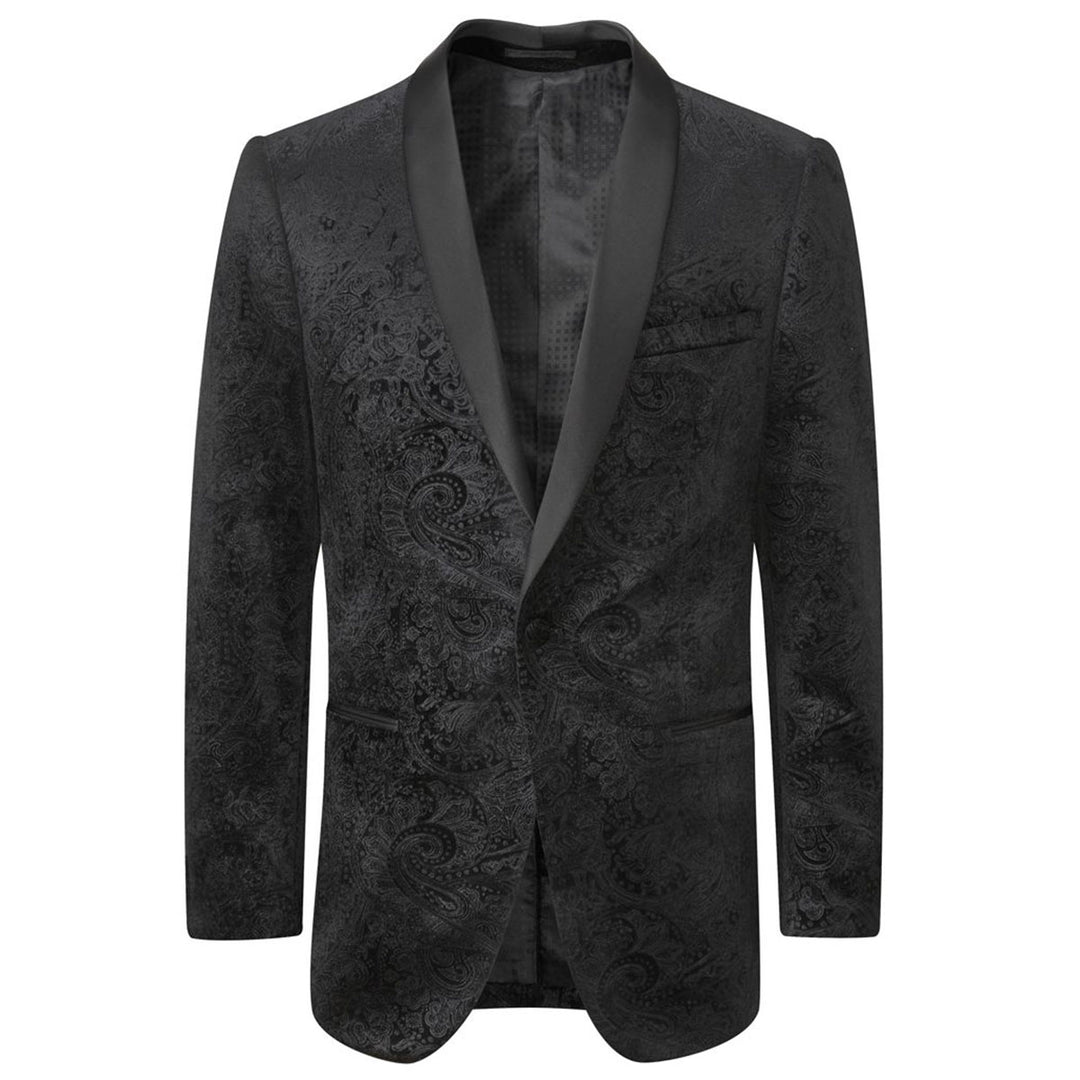 Baks Black Paisley Dinner Jacket 99MM4610, alternative view 3
