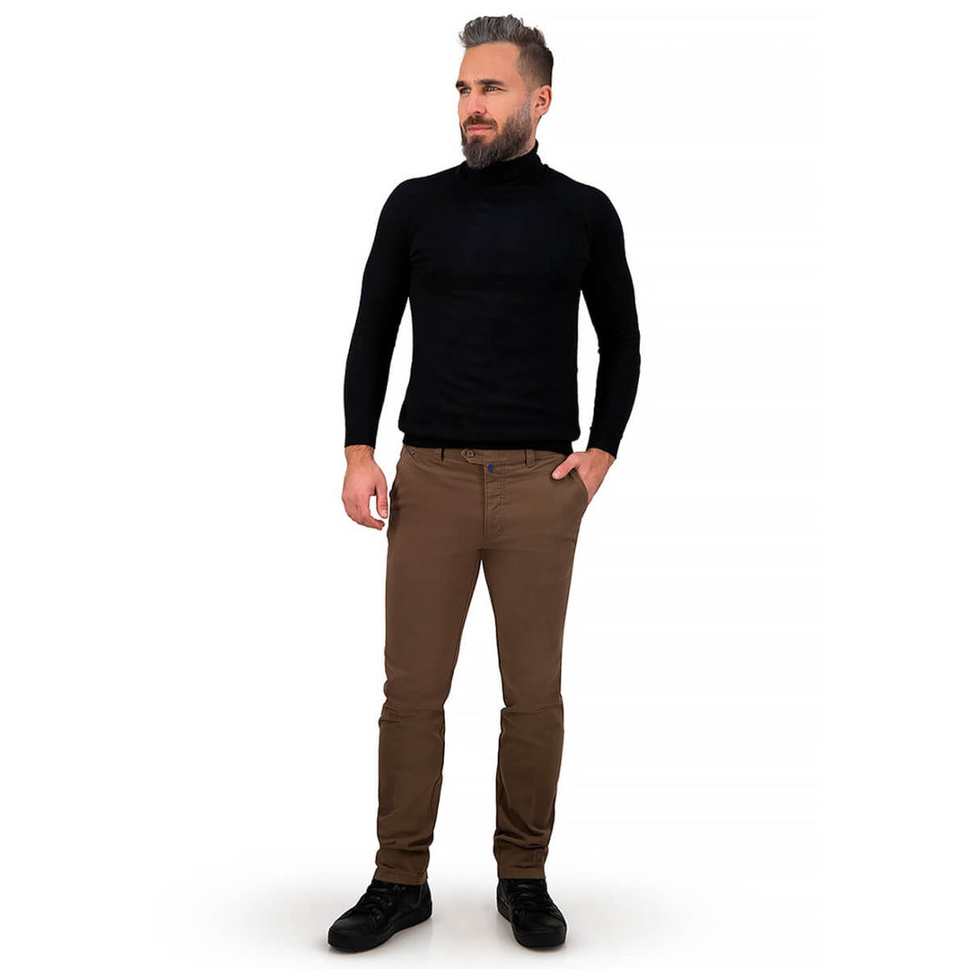 Bruhl Venice B 0593-185180-192 Putty Brown Chino Trousers - Baks Menswear Bournemouth