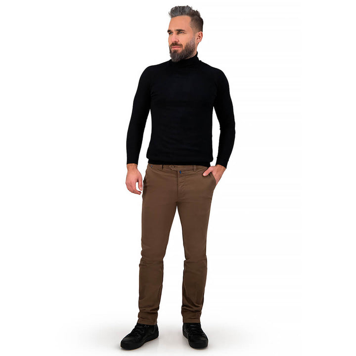 Bruhl Venice B 0593-185180-192 Putty Brown Chino Trousers - Baks Menswear Bournemouth