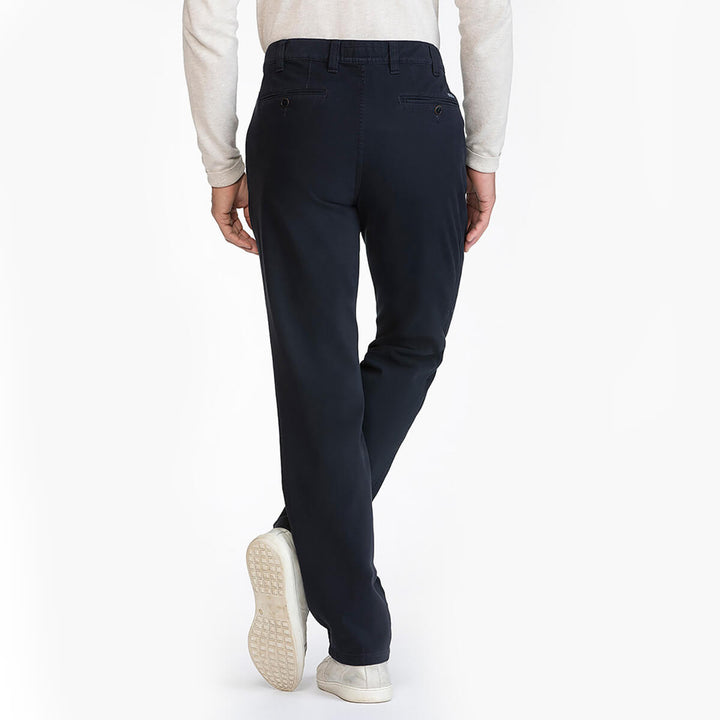 Bruhl Venice B Turn 0593-185180-192 Marine Blue Chino Trousers - Baks Menswear Bournemouth