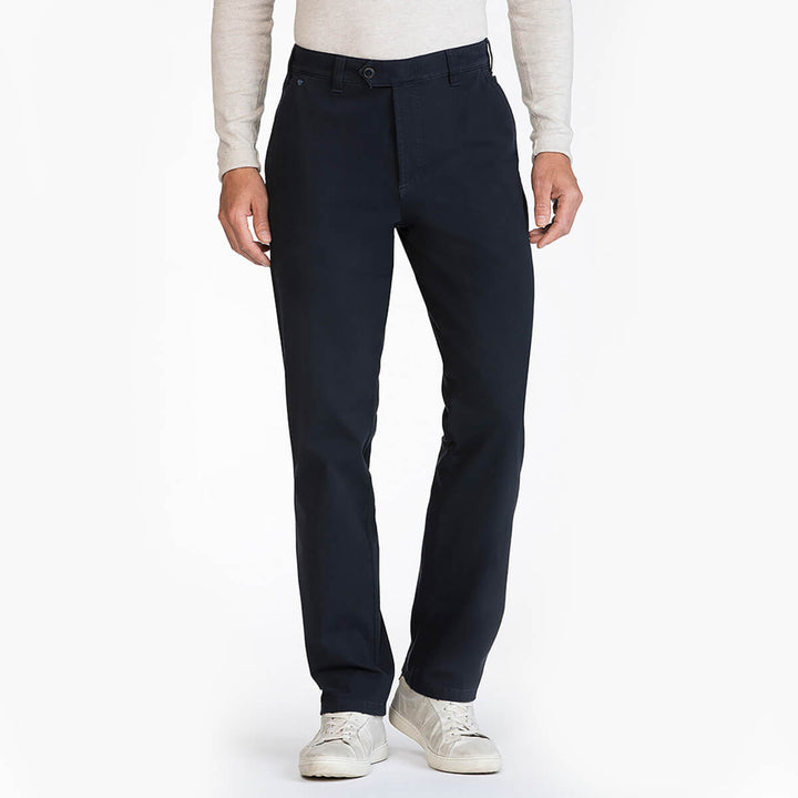 Bruhl Venice B Turn 0593-185180-192 Marine Blue Chino Trousers - Baks Menswear Bournemouth