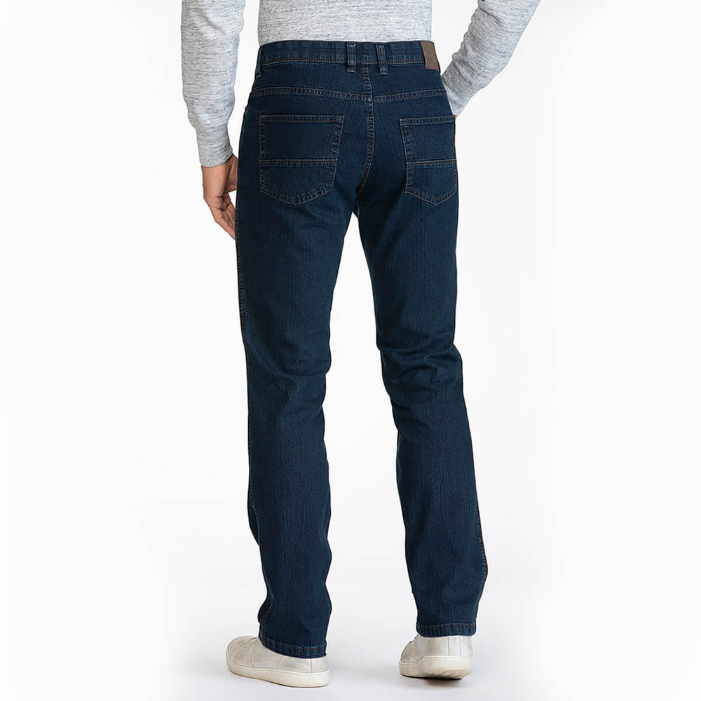 Bruhl York 0726-191310-192 Dark Blue Stonewash Denim Jeans - Baks Menswear Bournemouth