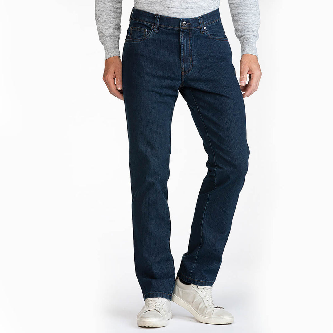 Bruhl York 0726-191310-192 Dark Blue Stonewash Denim Jeans - Baks Menswear Bournemouth