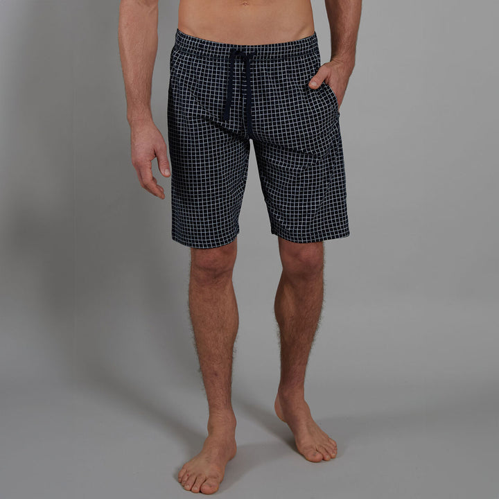 Bugatti 31043-4009-635 Dark Blue Calgary Bermudas Pyjama Shorts - Baks Menswear Bournemouth