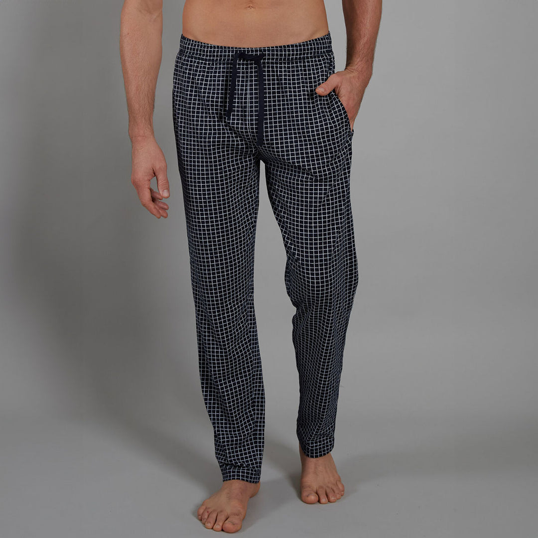 Bugatti 31044-4009-635 Dark Blue Calgary Pyjama Trousers - Baks Menswear Bournemouth