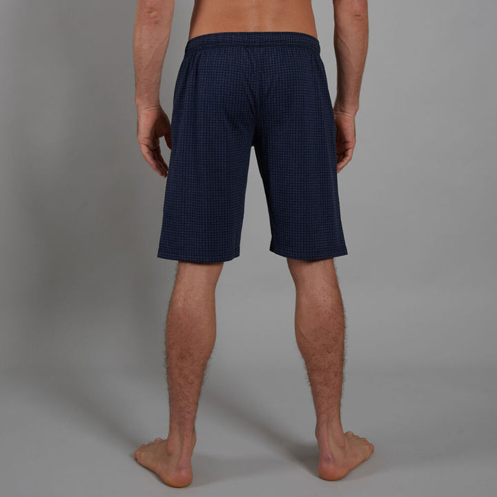 Bugatti 31045-4009-625 Calgary Medium Blue Bermudas Pyjama Shorts - Baks Menswear Bournemouth