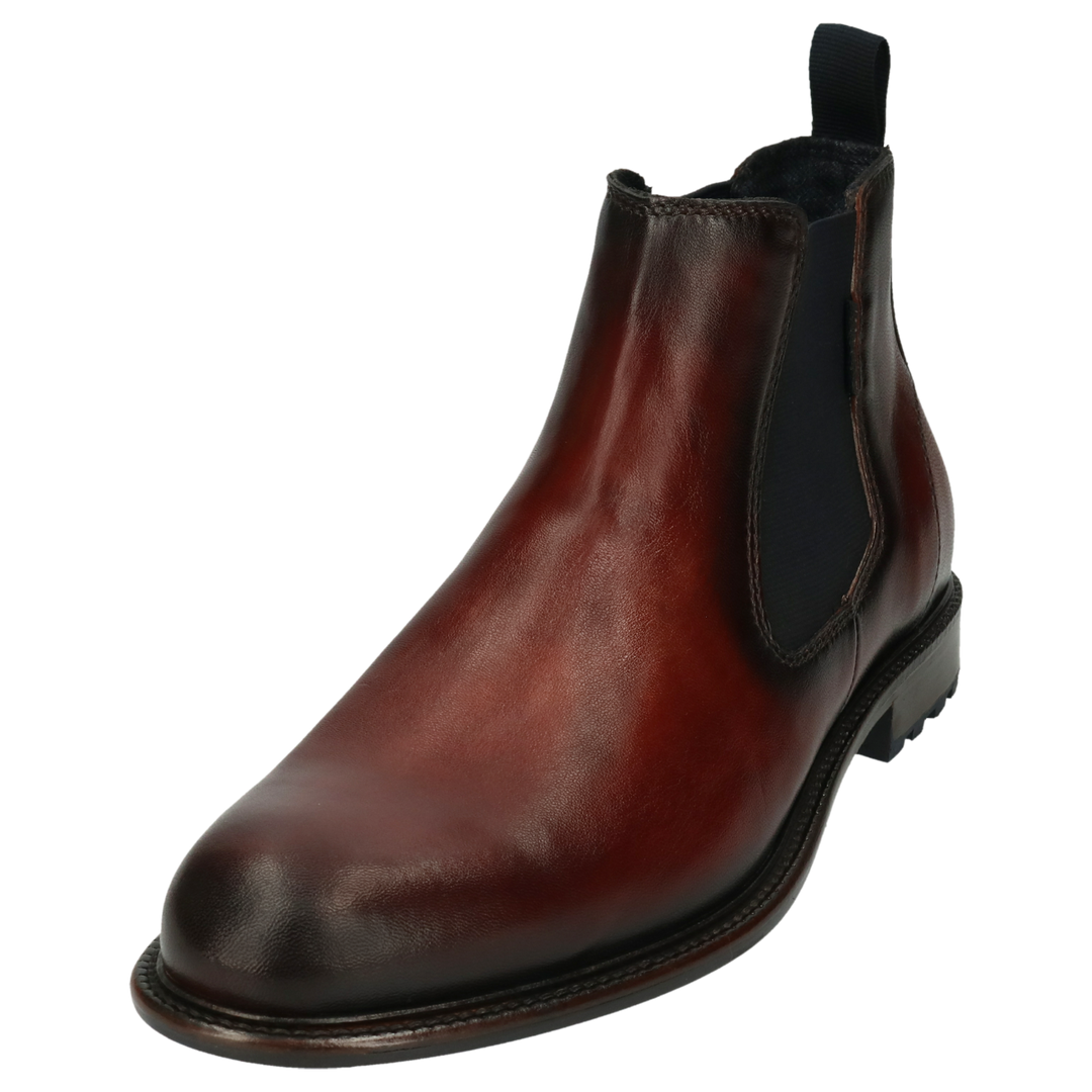 Bugatti 311-A0A32-4100-6400 Mid Brown Leather Chelsea Boot
