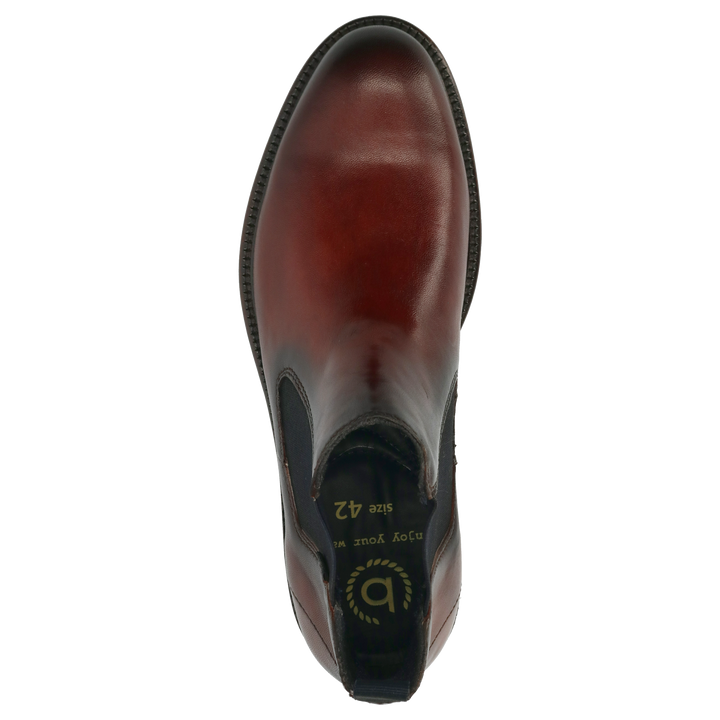 Bugatti 311-A0A32-4100-6400 Mid Brown Leather Chelsea Boot
