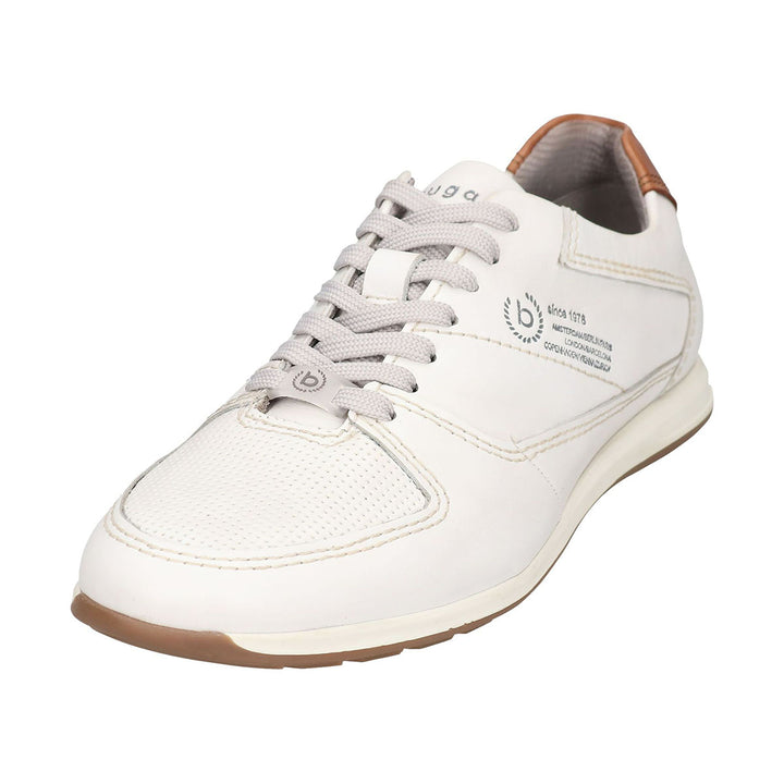 Bugatti 311-A9Q06-1000-2000 White Leather Sneaker Trainers - BAKS Menswear Bournemouth