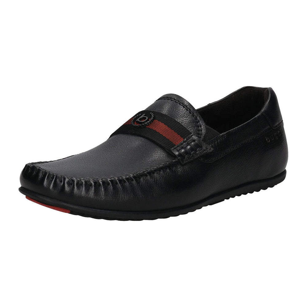 Bugatti 321-AK460-1000-1000 Black Leather Loafer Shoe - BAKS Menswear Bournemouth