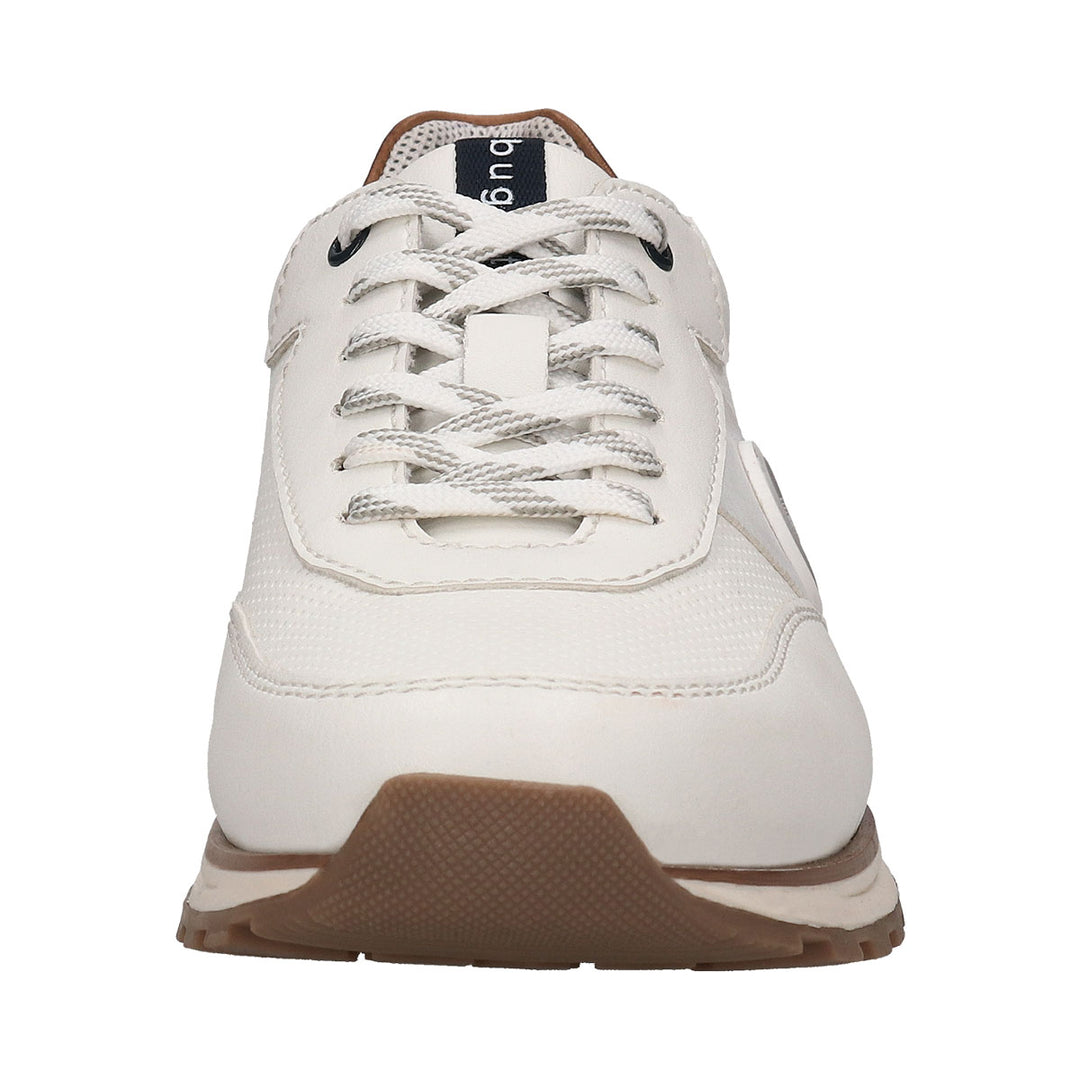 Bugatti 331-A0218-5900-2100 Off White Sneaker Trainers - BAKS Menswear Bournemouth