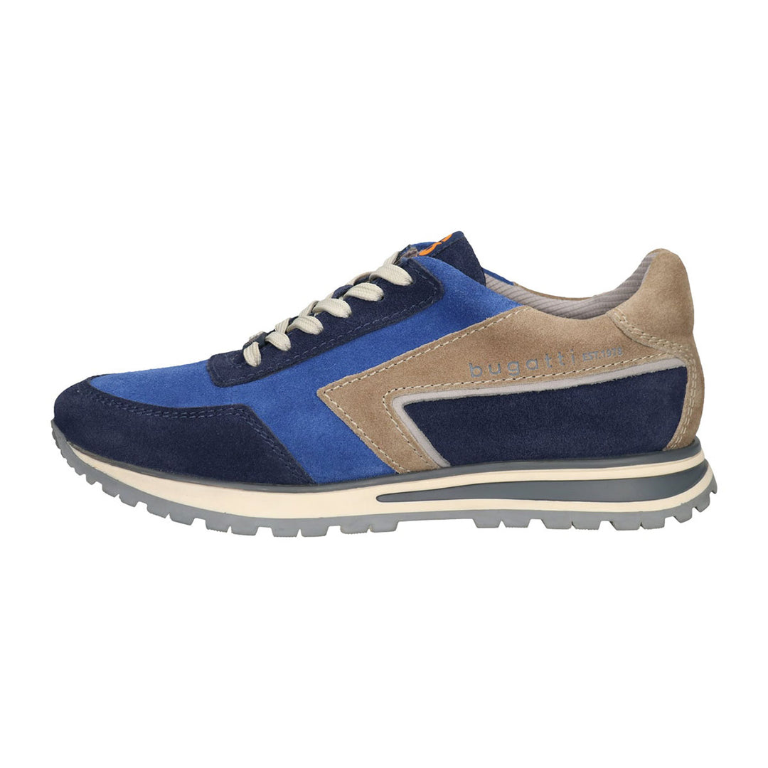 Bugatti 331-AG804-1414-4142 Blue Suede Trainers - BAKS Menswear Bournemouth