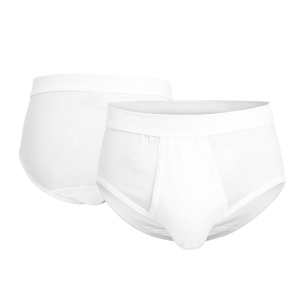 Bugatti 646415-12-1 White Ingrip Classic Briefs 2 Pack - Baks Menswear Bournemouth