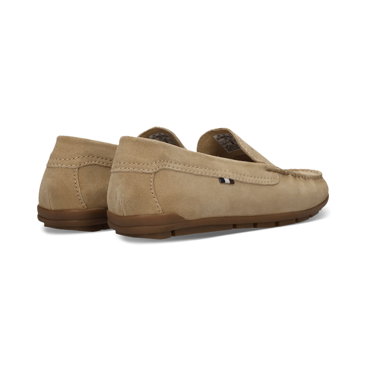 Bugatti Beige Suede Loafer Shoes 321-AWF60-1400-5200