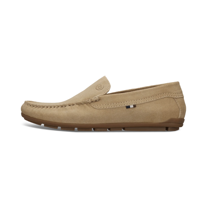 Bugatti Beige Suede Loafer Shoes 321-AWF60-1400-5200