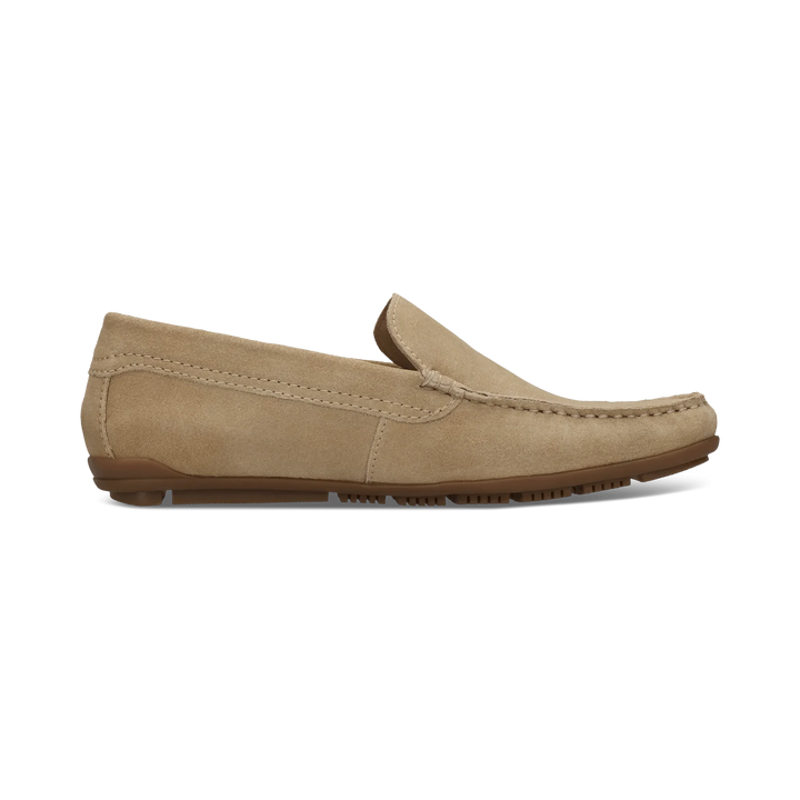 Bugatti Beige Suede Loafer Shoes 321-AWF60-1400-5200