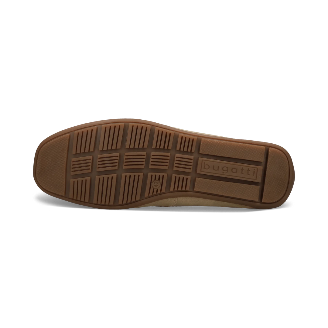 Bugatti Beige Suede Loafer Shoes 321-AWF60-1400-5200