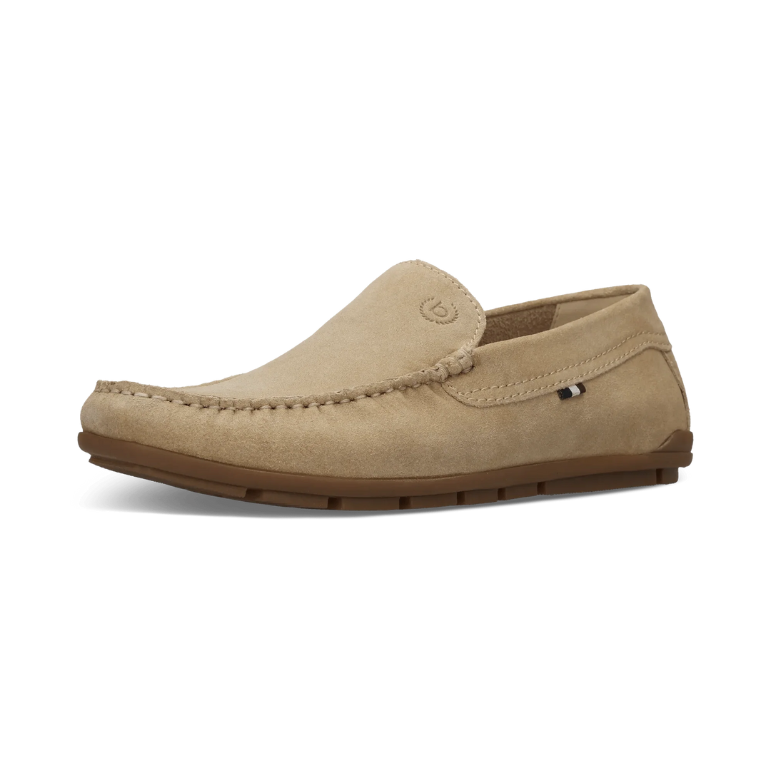 Bugatti Beige Suede Loafer Shoes 321-AWF60-1400-5200