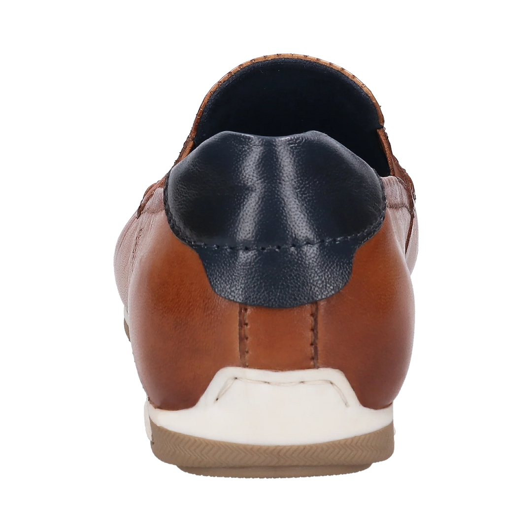 Bugatti Cognac Brown Leather Mocassin Shoes 321-A2X6G-4000-6300