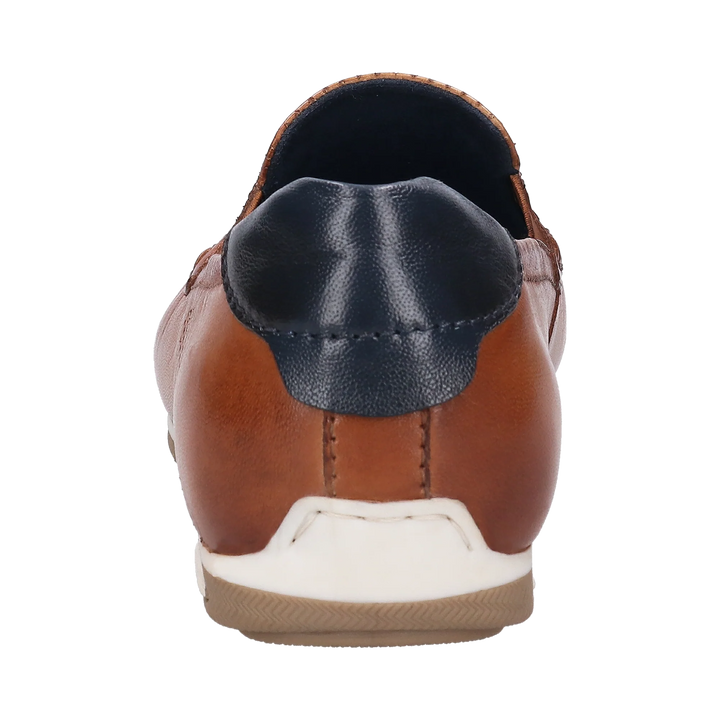 Bugatti Cognac Brown Leather Mocassin Shoes 321-A2X6G-4000-6300