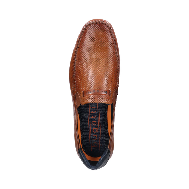 Bugatti Cognac Brown Loafer Shoes 321-A2X6H-4000-6300