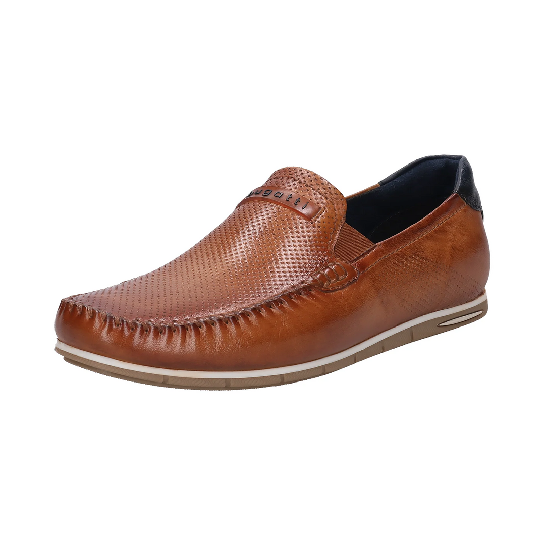 Bugatti Cognac Brown Loafer Shoes 321-A2X6H-4000-6300