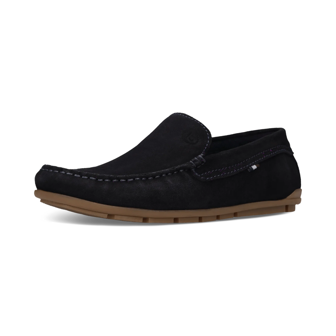 Bugatti Dark Blue Loafer Shoes 321-AWF60-1400-4100