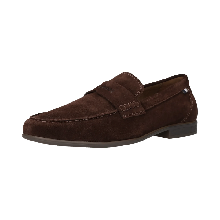 Bugatti Dark Brown Suede Loafer Shoes 311-AW660-1400-6100