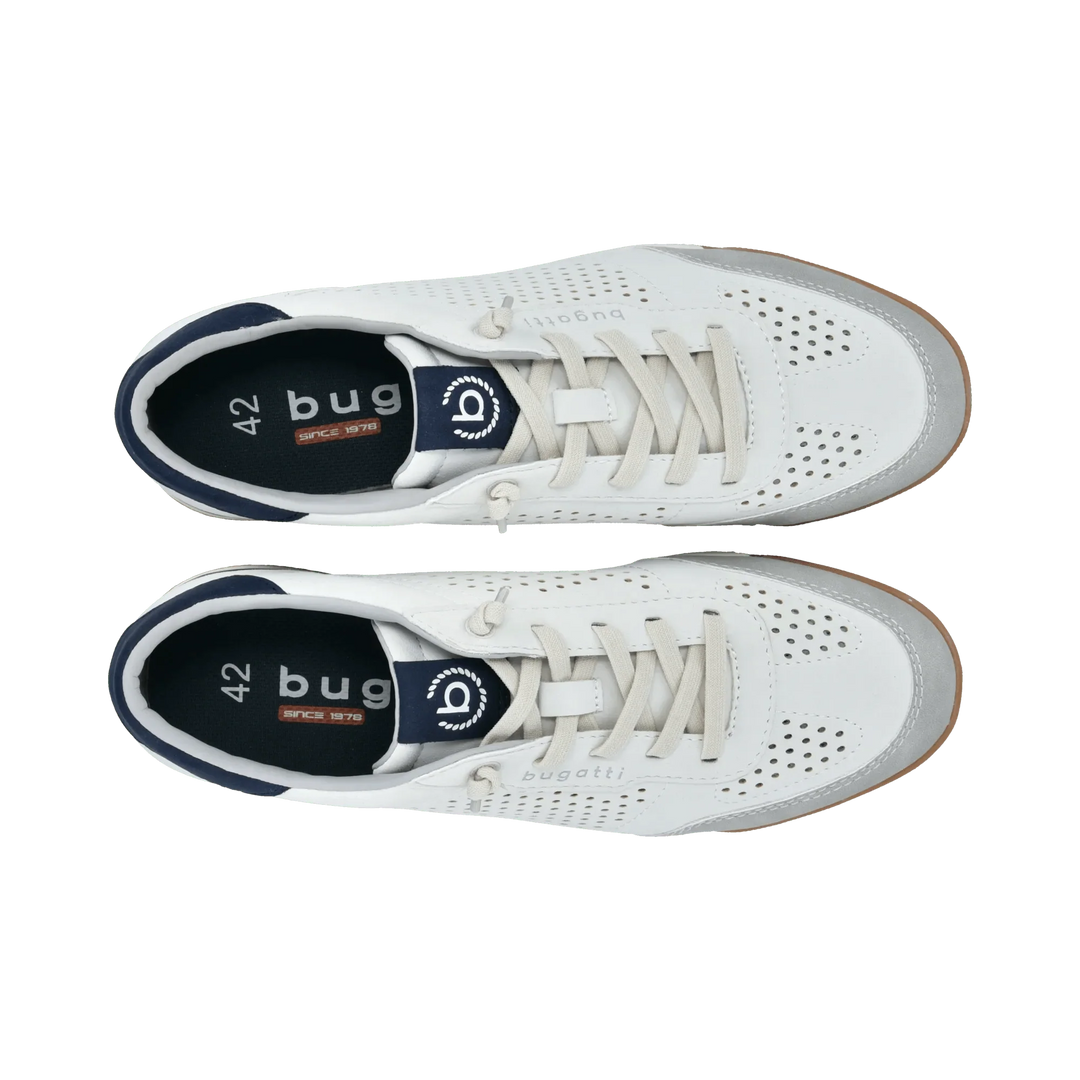 Bugatti Off White Mens Trainers 321 A3817-5000-1000